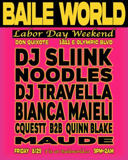 Baile World Feat Dj Sliink, Noodles, Dj Travella, Bianca Maieli