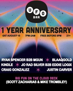 Ufo Bar 1 Year Anniversary