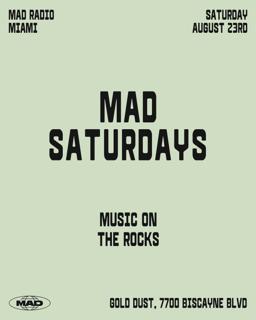 Mad Saturdays / Music On The Rocks: Leo Del Toro