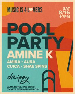 Mi4L Pool Party Ft Amine K - Alma Hotël, San Diego