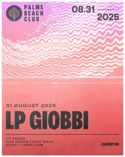 Fngrs Crssd Presents Palms Beach Club With Lp Giobbi
