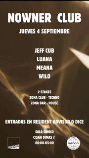 Nowner Club (Listas Gratis Hasta La 1:30)