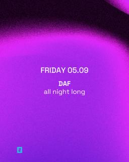 Toffler Presents Daf (All Night Long)