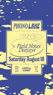 Phono Lake X Field Notes