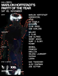 Halloween - Marlon Hoffstadt Presents: Party Of The Year + Vtss, Horsegiirl, X Club + More