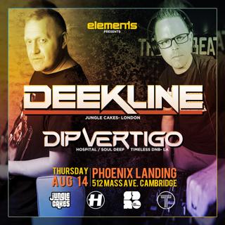Elements - Deekline (Jungle Cakes - Uk) & Dip Vertigo (Hospital Records)
