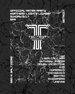Tec-Troit Official After Party (Sunday)