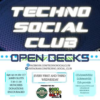 Techno Social Club Open Decks