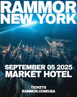 Rammor W Dj Dou - Nyc/Brooklyn - Market Hotel