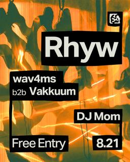 Process Club Night - Rhyw, Wav4Ms B2B Vakkuum, Dj Mom