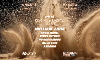 Open Air Beach Origins X Kwartz Invite William Luck