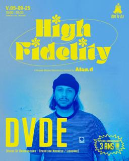 High Fidelity 3 Ans With Dvde & Alan.D ❀ Bras De Fer