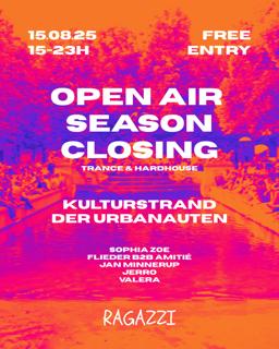 Ragazzi Open Air Season Closing - Trance & Hardhouse