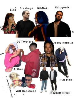 Extended Clubnight - Elke, Breakage, Niknak, Halogenix, Cav Empt
