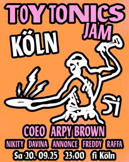 Toy Tonics Jam With Coeo, Arpy Brown, Nikity Uvm