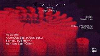 Fvtvr X Dissonance: Ponky B2B Herton, Reem Ari, A.Litique B2B Equus Belli, Sense? B2B Neary