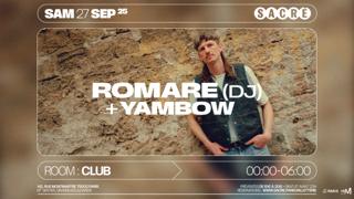 Sacré Présente : Romare (Dj) + Yambow
