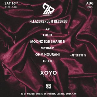Pleasureroom Records With Ohm Hourani, Trixie,Luud, Myriam, Moonz And Shane B