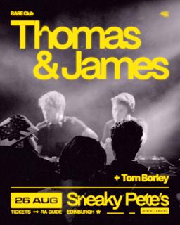 Rare Club // Thomas + James. M1. Tom Borley