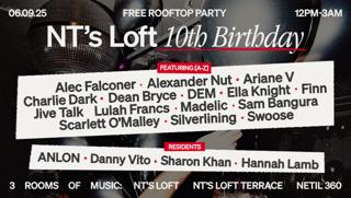 Nt'S Loft 10Th Birthday: Free Rooftop Party
