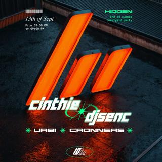 10 Years Of Hidden'S End Of Summer Day Party W Cinthie & Dj Senc