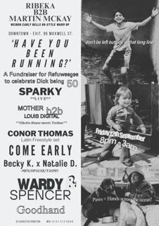 Have You Been Running? A Fundraiser For Refuweegee To Celebrate Richard Being 50