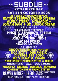 Subdub - 27Th Birthday / Iration Steppas 35 / Metalheadz / Tectonic 20 / Dub Sirens