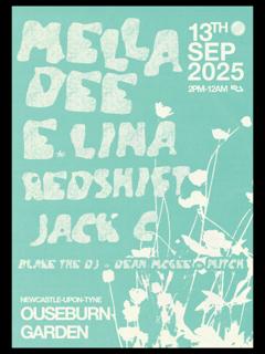 Synrg Presents: Mella Dee, E.Lina, Redshift, Jack C + Residents 