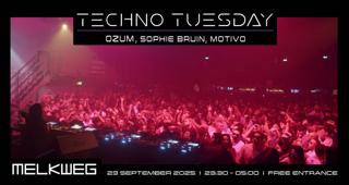 Techno Tuesday Amsterdam, Ozum, Sophie Bruin, Motivo