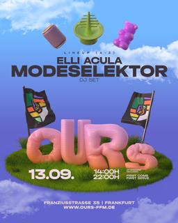 Ours Open Air With Modeselektor