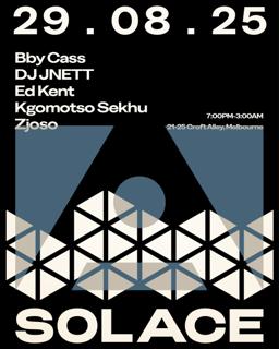 Solace Invites Dj Jnett, Ed Kent, Zjoso & More