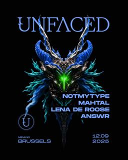 Unfaced Brussels With Notmytype, Mahtal, Lena De Roose, Answr