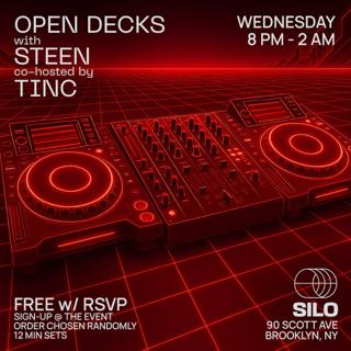 Open Decks With Steen And Tinc