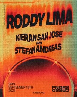 Fngrs Crssd Presents Roddy Lima + Kieran San Jose B2B Stefan Andreas