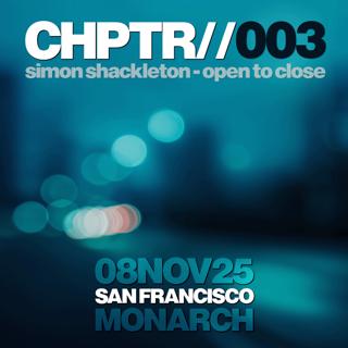 Simon Shackleton - Open To Close