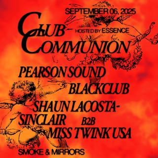 Club Communion: Pearson Sound