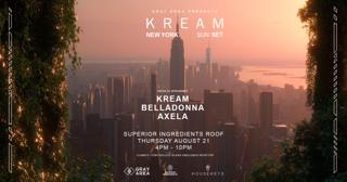 Sun: Set W Kream And Belladonna On The Roof By Gray Area