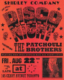 261: Shirley Disco Night Featuring The Patchouli Brothers All Night Long
