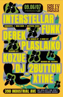 Dolly Presents: Interstellar Funk (Saturday) + Derek Plaslaiko (6 Hour Set - Sunday - Open Air)