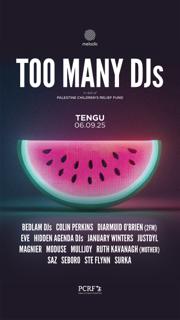 Melodic: Too Many Djs - Pcrf Fundraiser