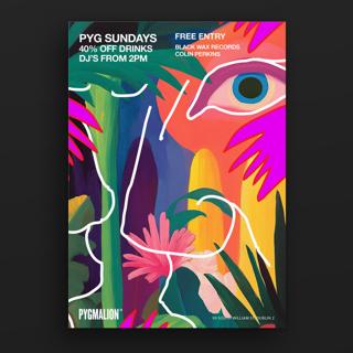 40% Off Pyg Sundays With Colin Perkins & Black Wax Records