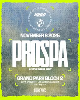 Hard Selects X Lights Down Low Presents Prospa