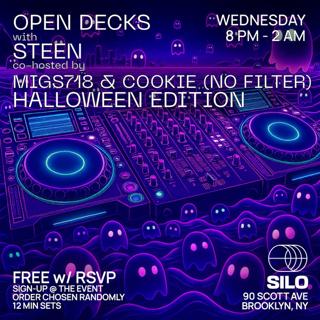 Open Decks With Steen, Migs718 And Cookie - Halloween Edition