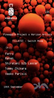 Pineapple Project X Horizon Artists