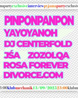 Exclusive Interview: Pyjama Party! Pinponpanpon Yayoyanoh Dj Centerfold Jśa Zozolqa