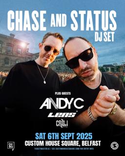 Chsq 2025 - Chase & Status + Andy C, Lens & Crilli