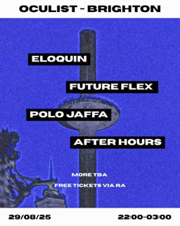 Primitive Uk: Eloquin, Future Flex, Polo Jaffa, After Hours [Free Tickets]