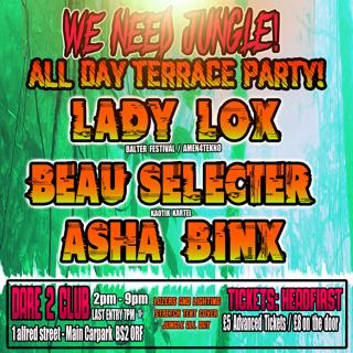 Jungle Terrace Day Party! Lady Lox - Asha Binx