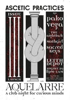 Aquelarre & Ascetic Practices: Pako Vega + The Nightlark + Moth Girl + Sacred Keys