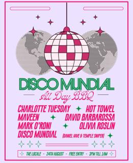Disco Mundial Bbq All Dayer